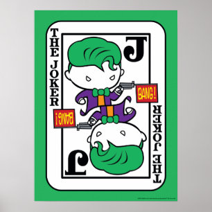 Poster Carte de jeu Chibi Joker