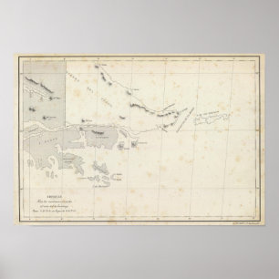 Poster Carte de la République du Chili 15