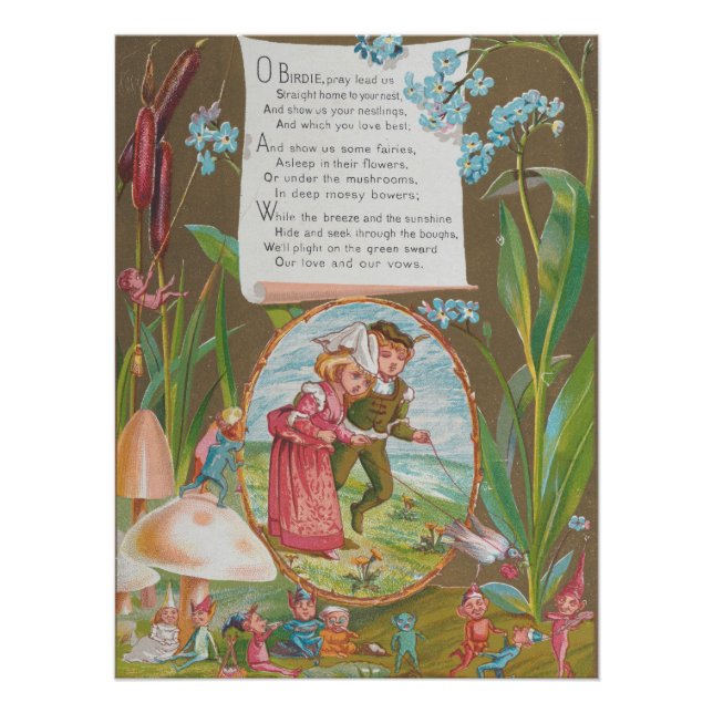 Poster Carte de la Saint-Valentin Quirky Funky Rétro, Kat (Devant)