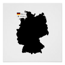 Carte de l'Allemagne et quelques données