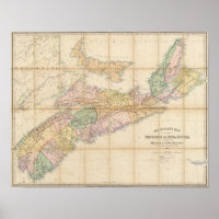 Carte de Mackinlay de la province de la Nouvelle-É