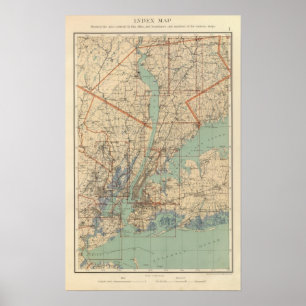 Poster Carte d'index