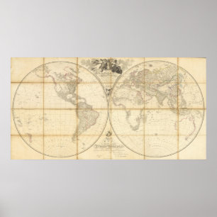 Poster Carte du monde
