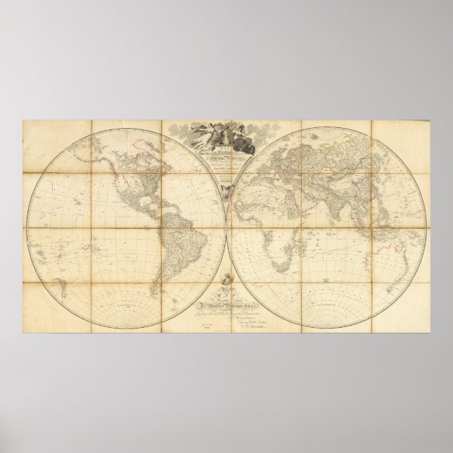 Poster Carte du monde (Devant)
