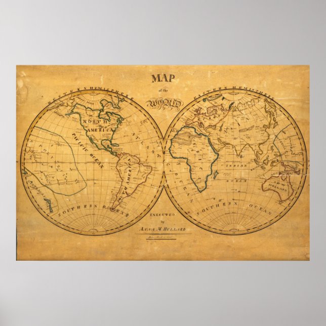 Poster Carte du monde 5 (Devant)