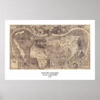 Carte du monde Martin Waldseemuller 1507