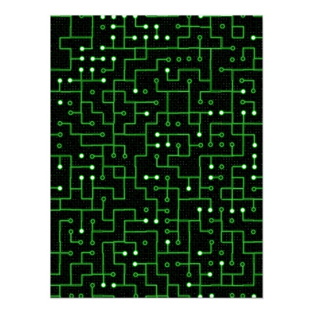 Poster Carte réseau - (Devant)