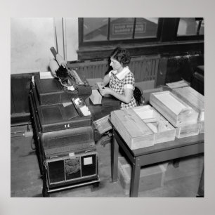 Poster Carte Shuffler : 1937