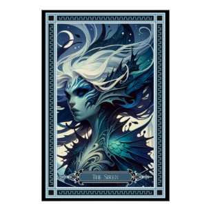 Poster Carte Siren Tarot