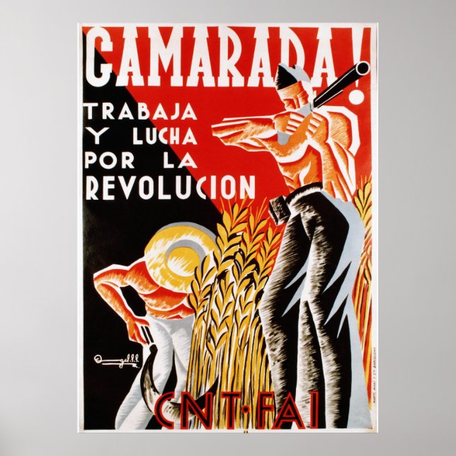 Poster Cartel Camerada ! [Affiche des camarades] (Devant)