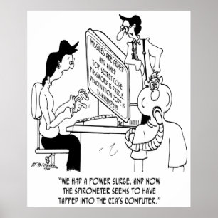 Poster Carton Spiromètre 7314