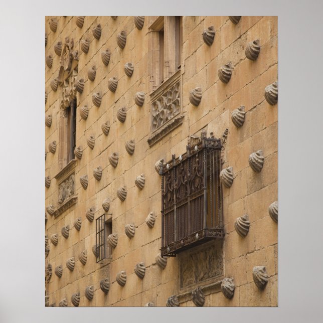 Poster Casa de las Conchas, Maison des Coquilles (Devant)