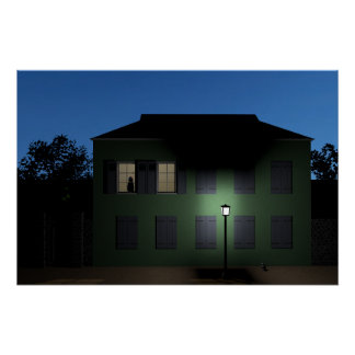 Poster Casa en el campo