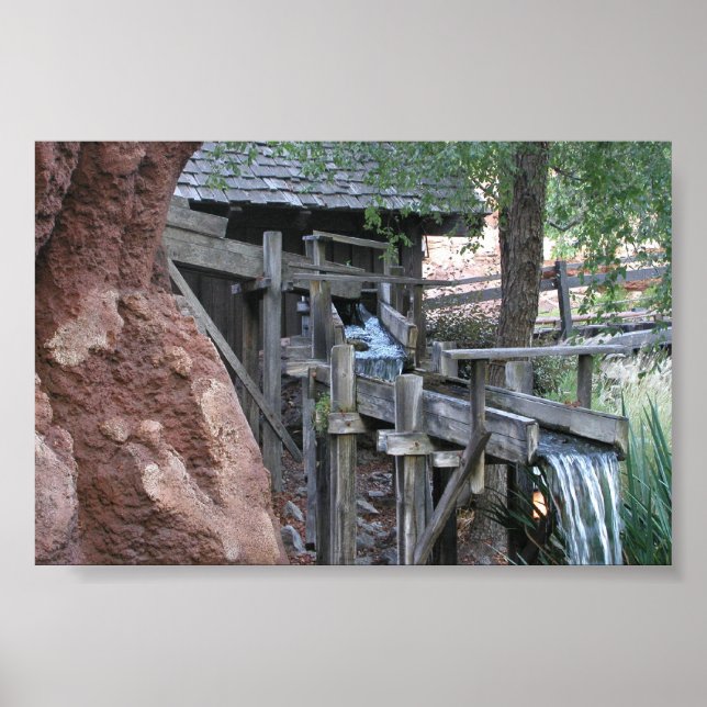 Poster Cascade de Big Thunder Mountain Railroad (Devant)