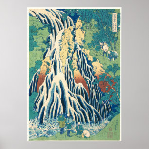 Poster Cascade de Kirifuri (Hiroshige)