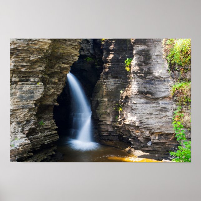 Poster Cascade d'entrée, Watkins Glen, New York (Devant)