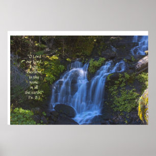 Poster Cascade du ruisseau Lower Falls HDR Imprimer avec