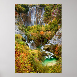 Poster Cascades d'automne