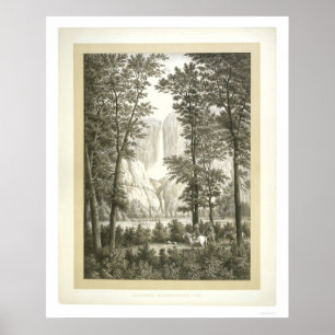 Poster Cascades de Yosemite, Californie