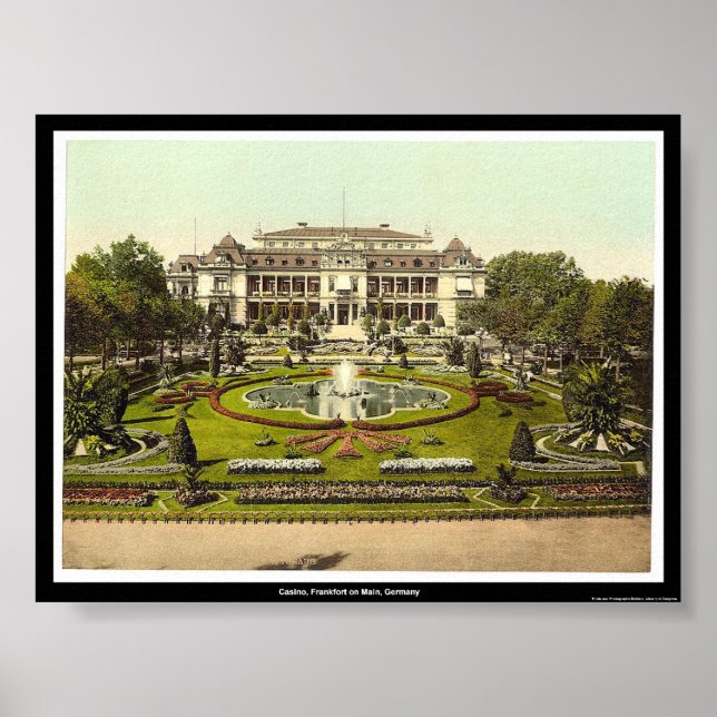 Poster Casino, Frankfort sur Main, Allemagne (Devant)