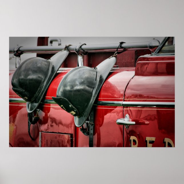 Poster casques d'incendie (Devant)