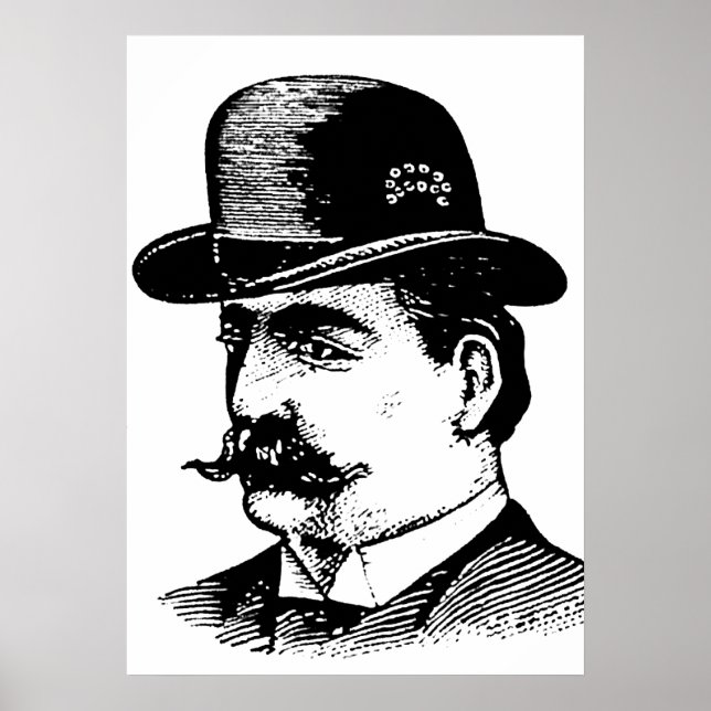 Poster Casquette Bowler (Devant)