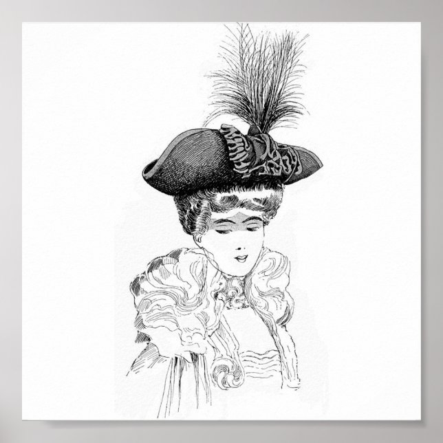 Poster Casquette féminin (Devant)