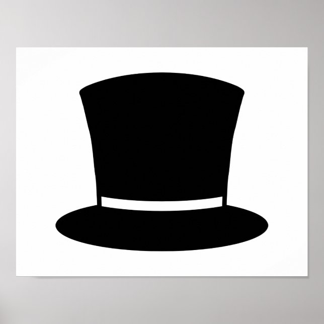 Poster Casquette noir (Devant)