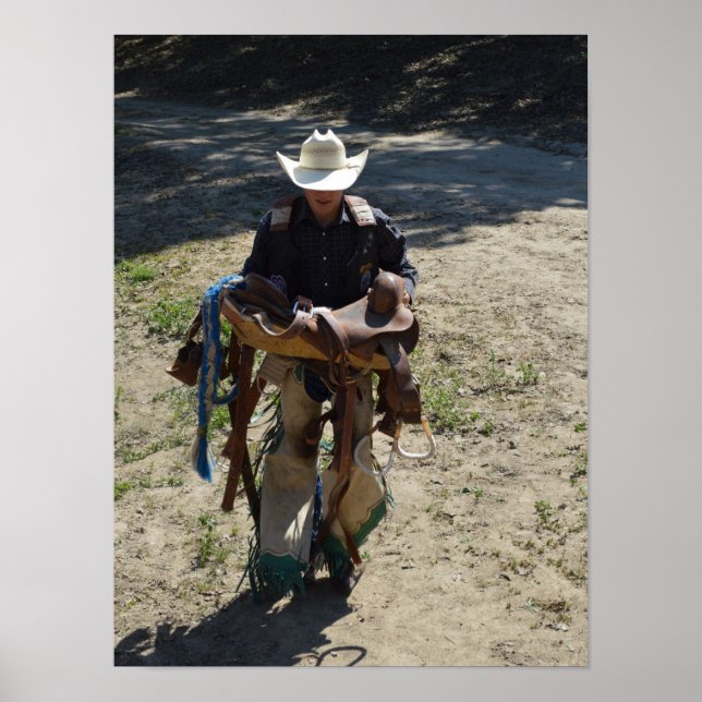 Poster Casquette Saddup Cowboy in Straw (Devant)