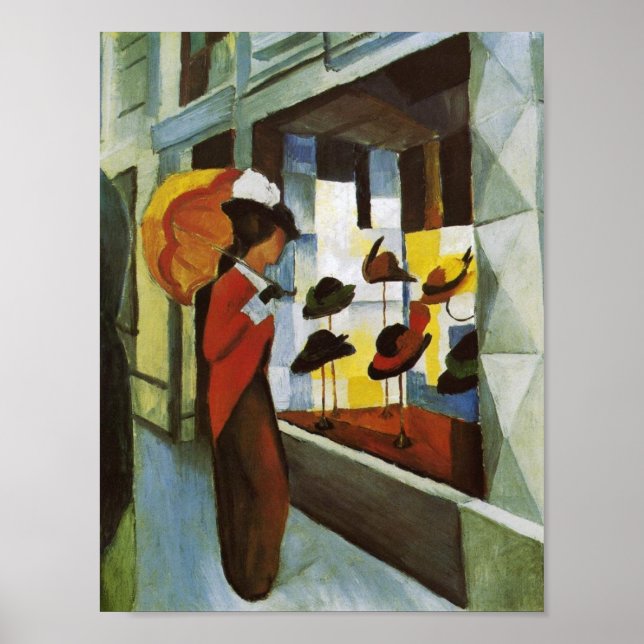 Poster Casquette Shop (Hutladen) 1914 (Devant)