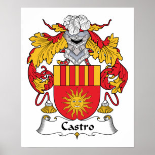 Poster Castro Family Crest