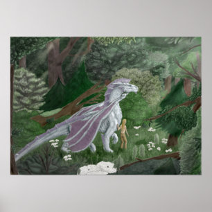 Poster CasualStrollElf&Dragon