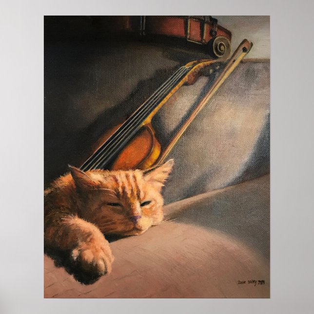 Poster "Cat and the Fiddle" 16x20 (Devant)