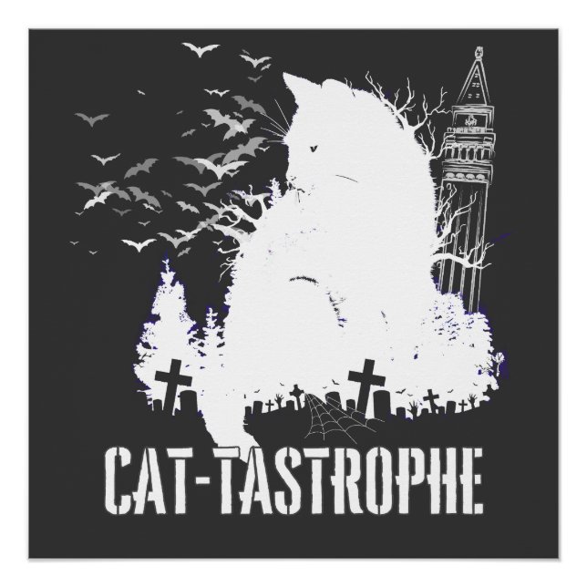Poster Cat-tastrophe - A Gothic Tale.b (Devant)