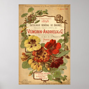 Poster Catalogue de graine de Vilmorin-Andrieux et de