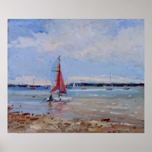 Poster Catamaran Bretagne (Devant)