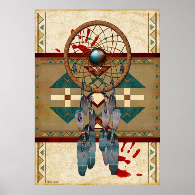 Poster Catching Spirit Native American (Devant)