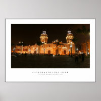 Poster Catedral do Peru