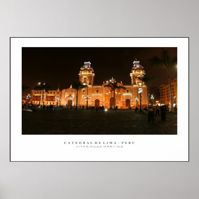 Poster Catedral do Peru (Devant)