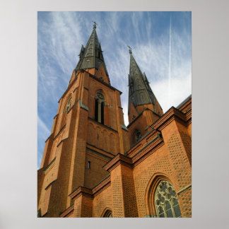 Poster Cathédrale d'Uppsala