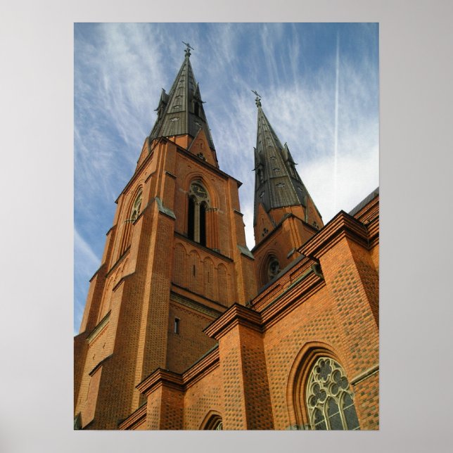 Poster Cathédrale d'Uppsala (Devant)