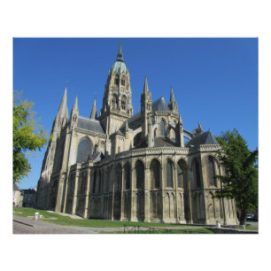 Poster Cathédrale Notre-Dame, Bayeux, France