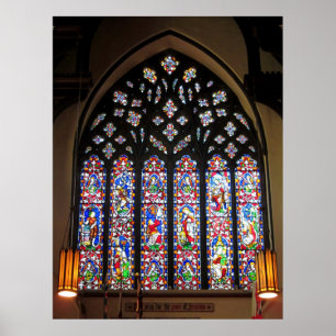 Poster Cathédrale occidentale d'église du Christ de