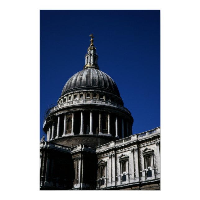 Poster Cathédrale St Paul de Londres (Devant)
