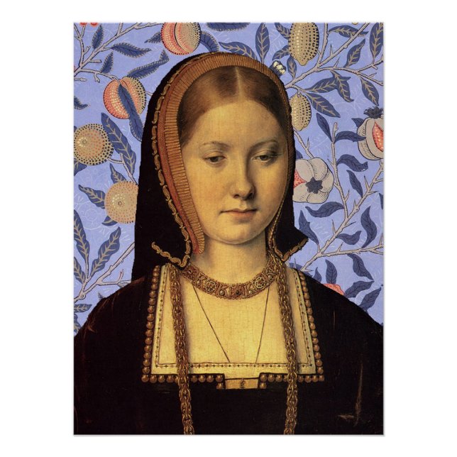 Poster Catherine d'Aragon Reine d' Angleterre Portrait (Devant)