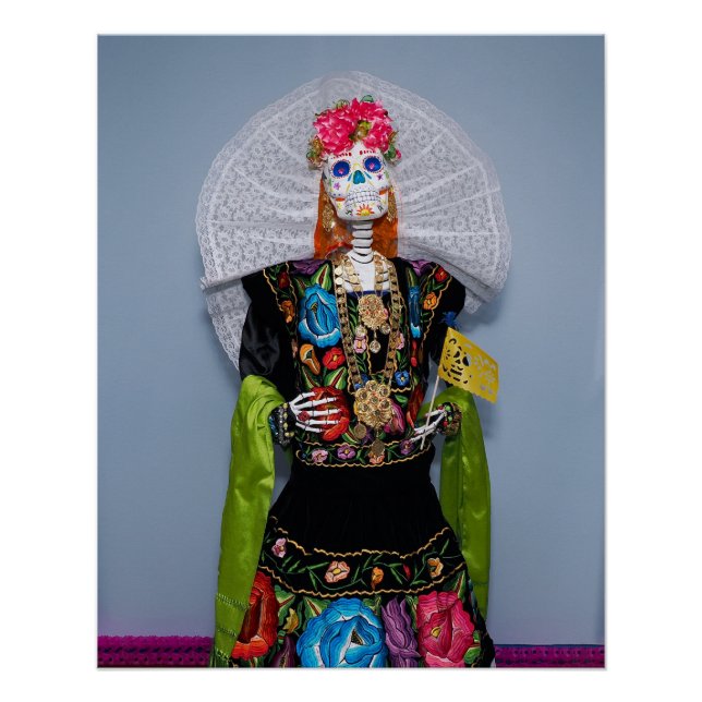 Poster Catrina Tehuana (Devant)