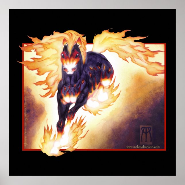 Poster Cauchemar sur Noir (Devant)