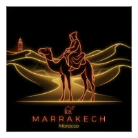 Cavalier de chameau de Marrakech - Sahara - Maroc