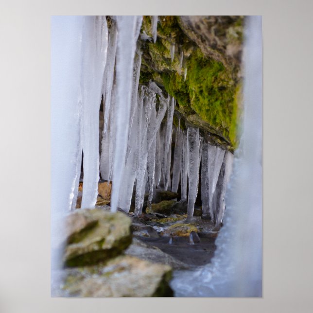 Poster Cave Icicles (Devant)