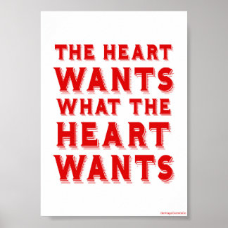 Poster Ce que veut le coeur